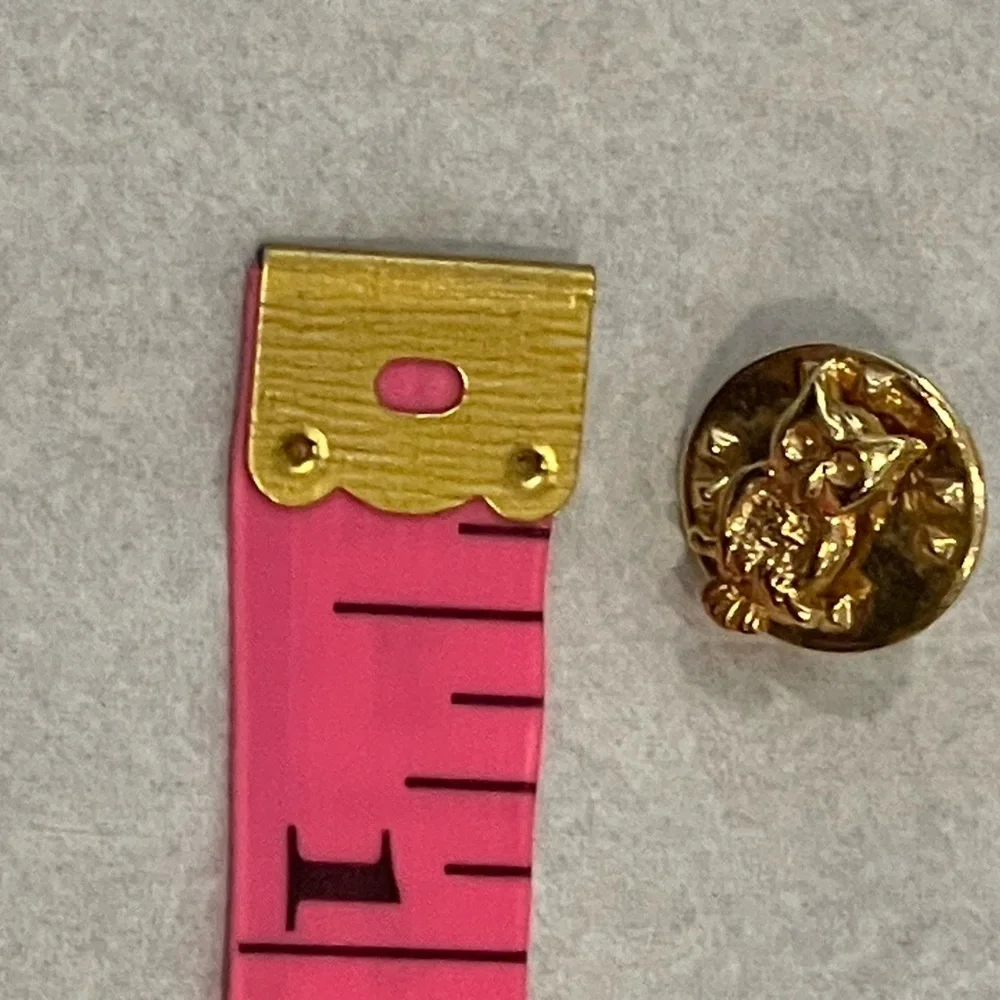 vintage guc tiny gold owl pin